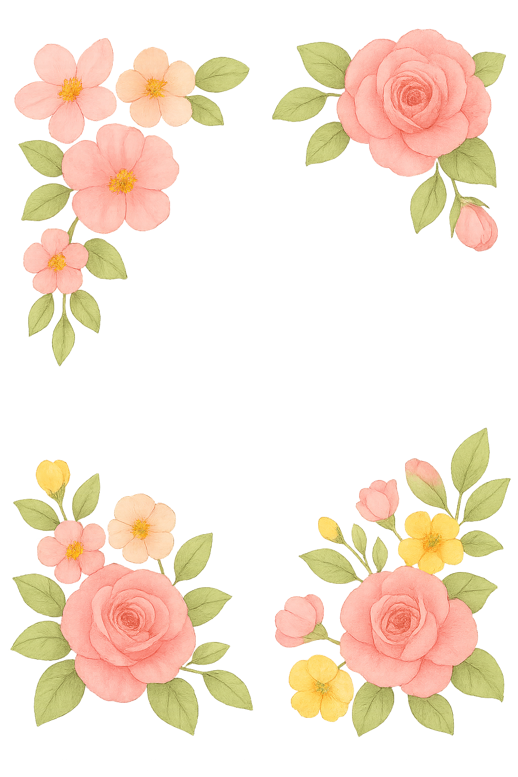 꽃 장식 좌상단